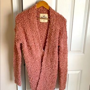 Hollister Cardigan Sweater size Small Pink